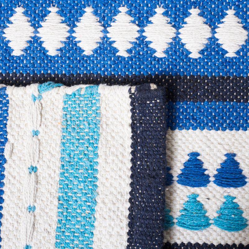 Montauk MTK451 Hand Woven Area Rug - Blue/Ivory - 4'x6' - Safavieh.