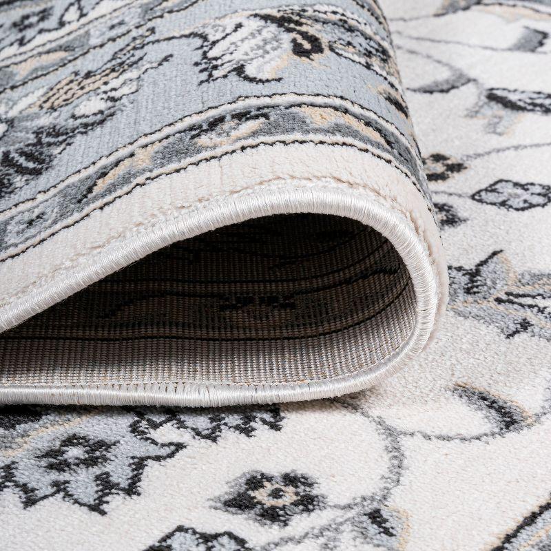 3'x 5' Cherie French Cottage Area Rug, Cream/Light Gray - JONATHAN Y