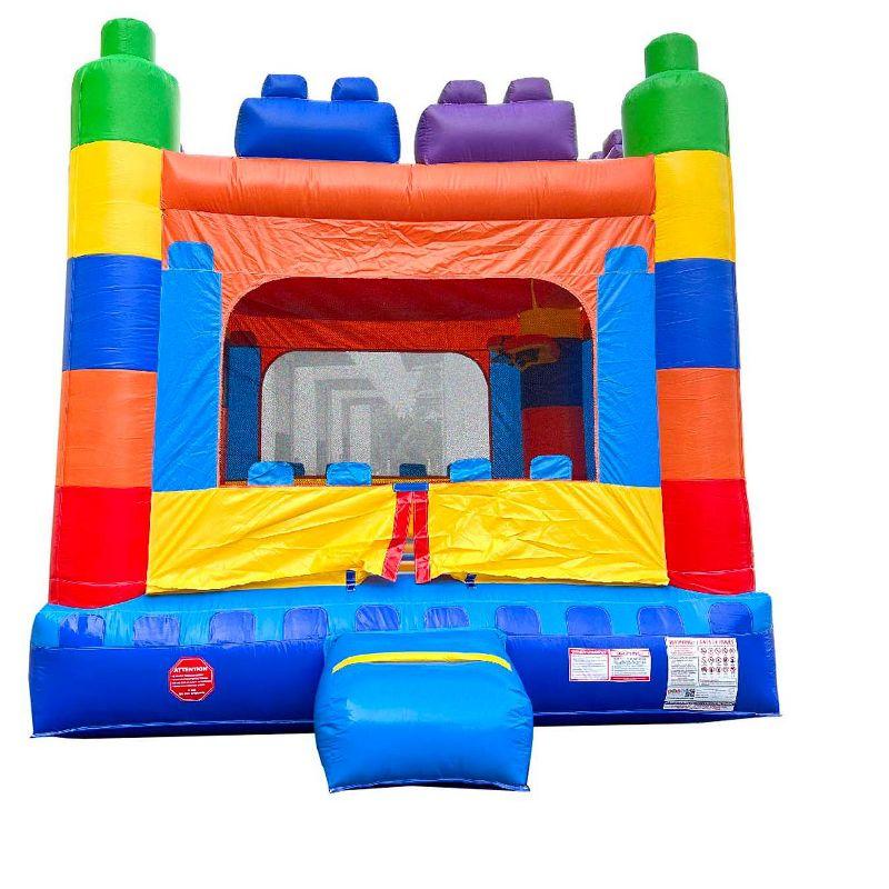 Pogo Bounce House Crossover Kids Inflatable Bounce House, No Blower