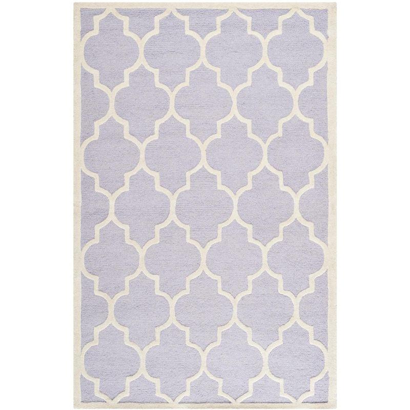 Cambridge CAM134 Tufted Indoor Area Rug - Lavander/Ivory - 5'x8' - Safavieh