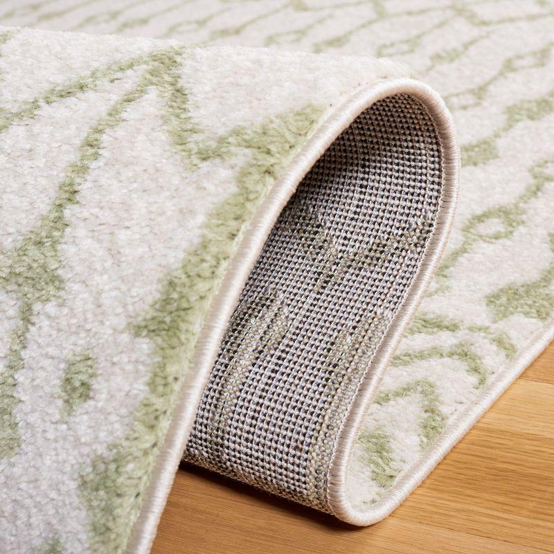 Tulum TUL270 Power Loomed Area Rug - Ivory/Sage - 6'x9' - Safavieh.