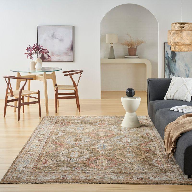 Nourison Petra Oramental Indoor Rug Green 7'10" x 10'4"