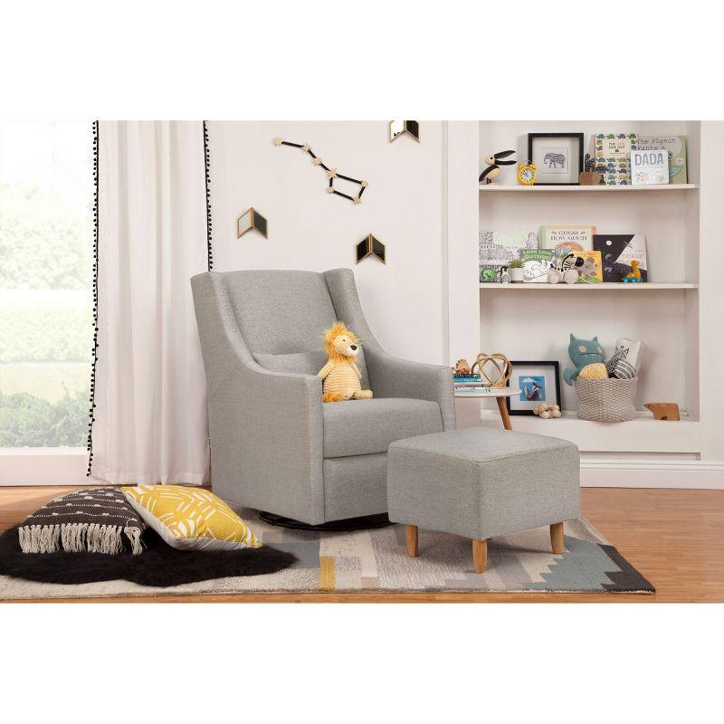 Toco Swivel Glider with Ottoman Set