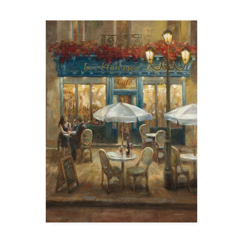 Trademark Fine Art -Danhui Nai 'Paris Cafe I' Canvas Art