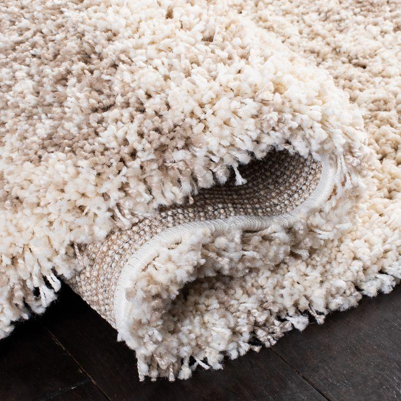 Hudson Shag SGH206 Power Loomed Accent Rug - Ivory/Beige - 2'x3' - Safavieh.