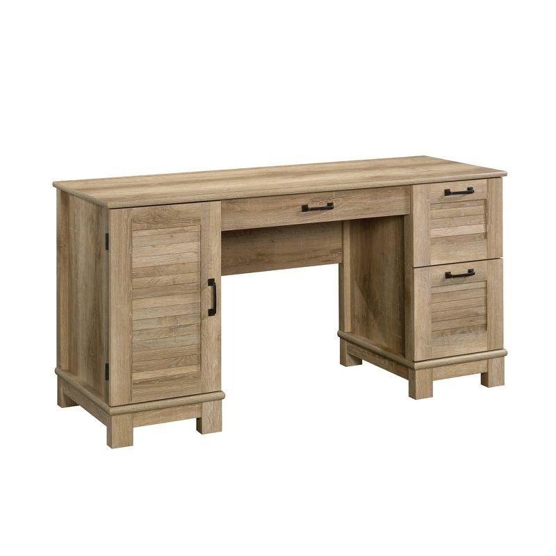 Orchard Oak Double Pedestal Desk with Storage