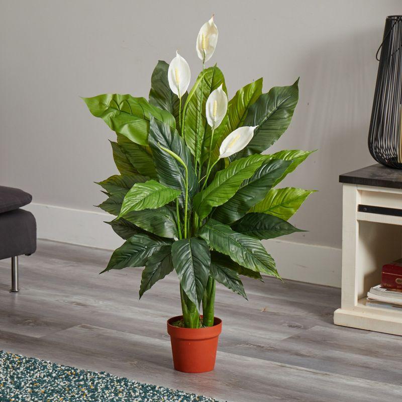 Primrue Spathiphyllum Artificial Plant (Real Touch) | Wayfair