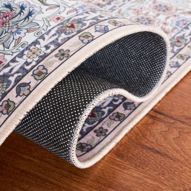 Tucson Vintage Persian TSN123 Power Loomed Machine Washable Skid-Resistant Indoor Area Rug - Beige/Green - 9'x12' - Safavieh