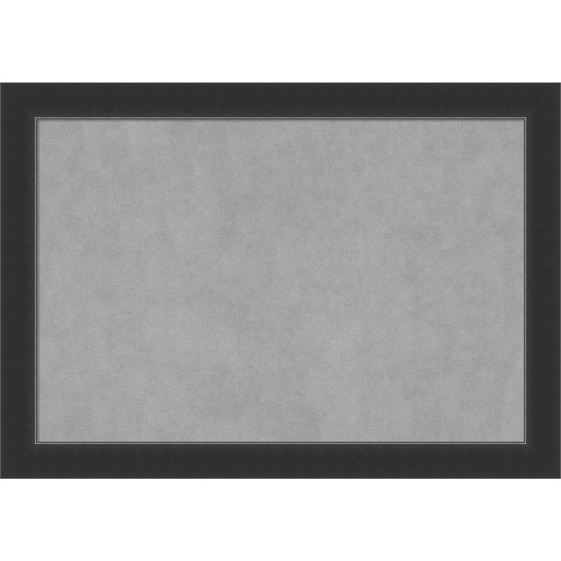 Corvino Black Wood Framed Magnetic Board 44" x 32"