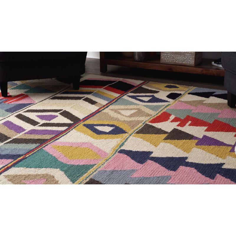 Darcy Southwestern Handmade Tufted Wool Brown Area Rug