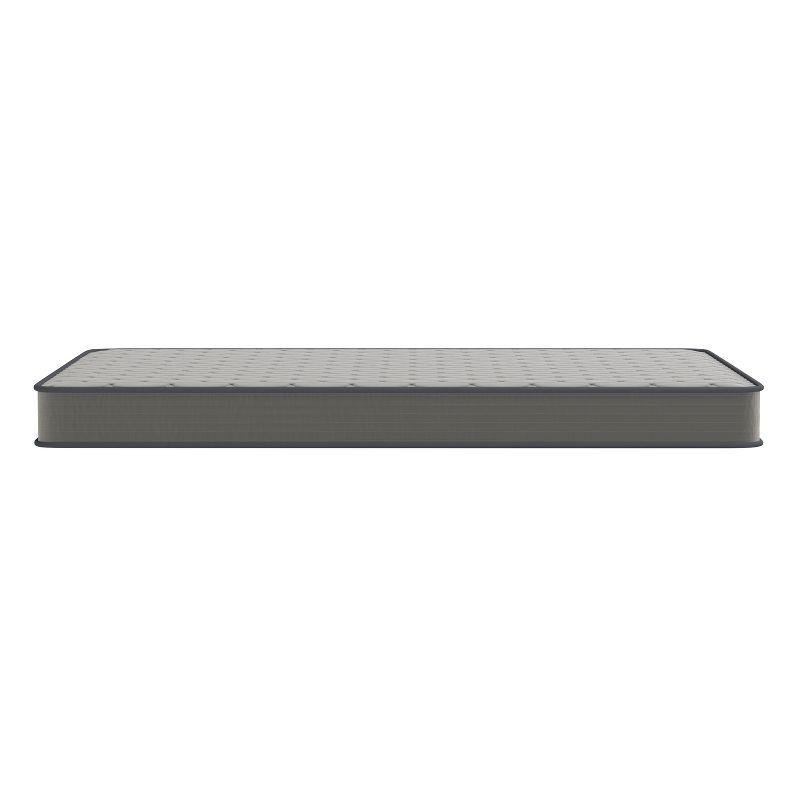 Emma and Oliver Premium Comfort 6" Full Size Medium Firm Hybrid Innerspring Mattress in a Box with Knitted Fabric Top and CertiPUR-US Certified Foam