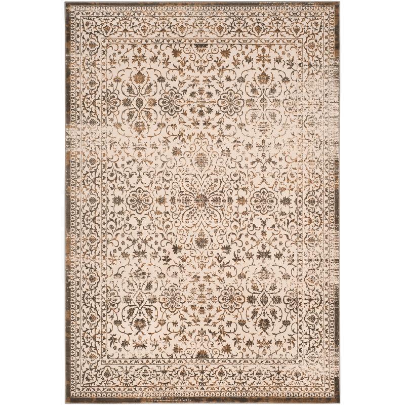 Brilliance BRL504 Power Loomed Indoor Area Rug - Cream/Bronze - 6'7"x9'2" - Safavieh