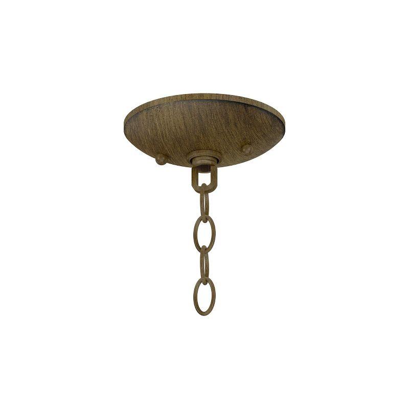 Yosemite Home Decor Alpha 9-Light Chandelier in Distressed Antique Brass Finish