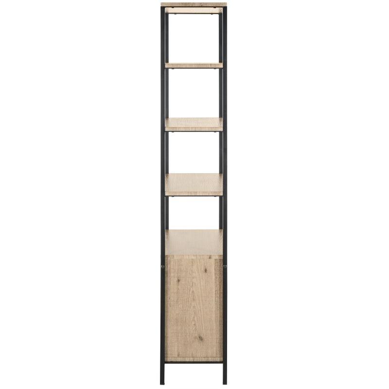 Natasha Etagere - FOX4273 - Oak/Black - Safavieh Couture