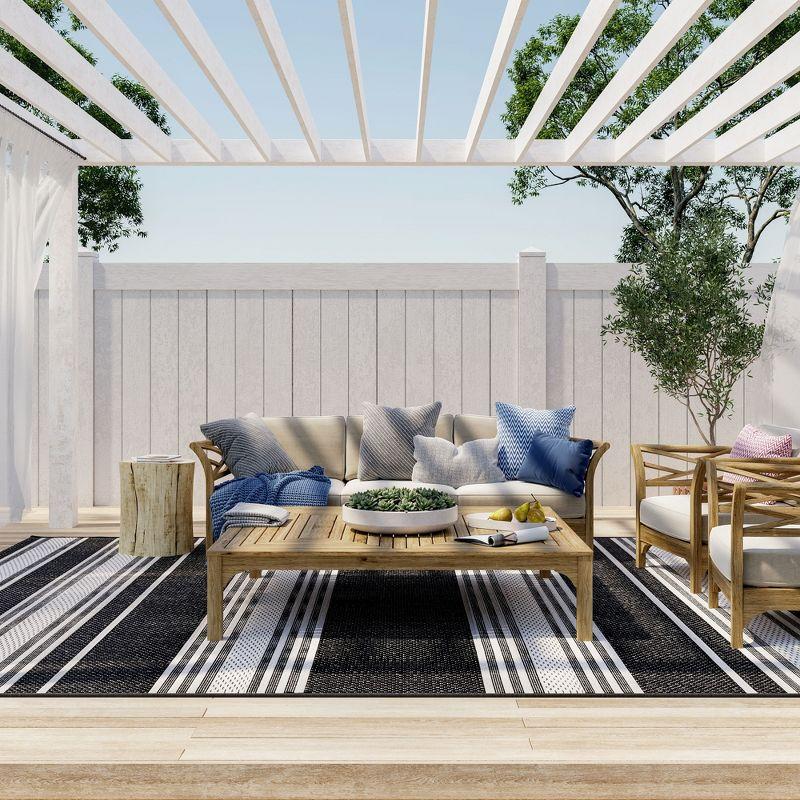 Romy Striped Indoor/Outdoor Area Rug