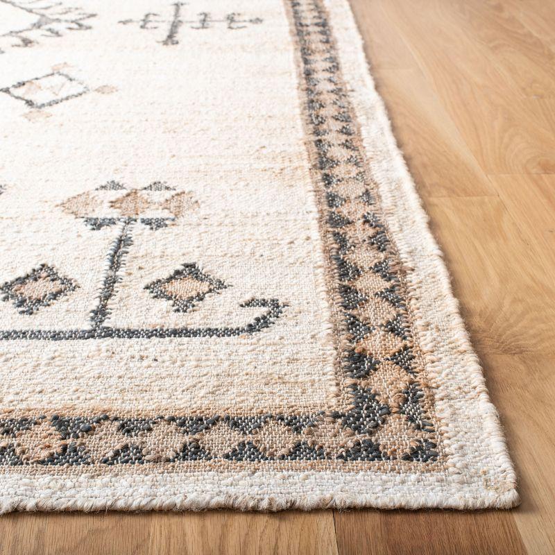 Kilim KLM762 Hand Woven Area Rug - Ivory/Black - 3'x5' - Safavieh.
