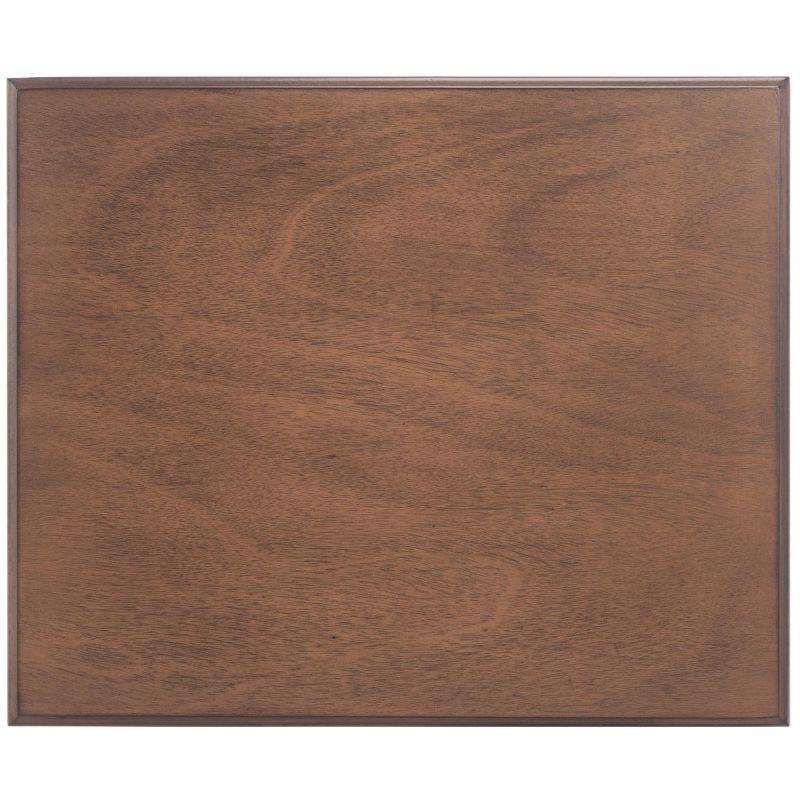 Dakota Fields Solid Wood Top End Table with Storage