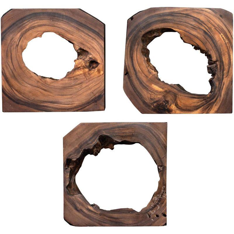 Uttermost Adlai 12" Wide Natural Wood Wall Art Designs - Set of 6