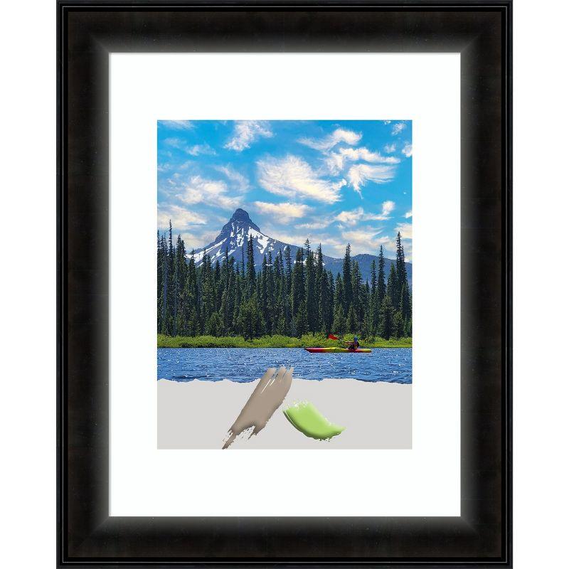 Madison Black Satin Finish Wood Wall Picture Frame