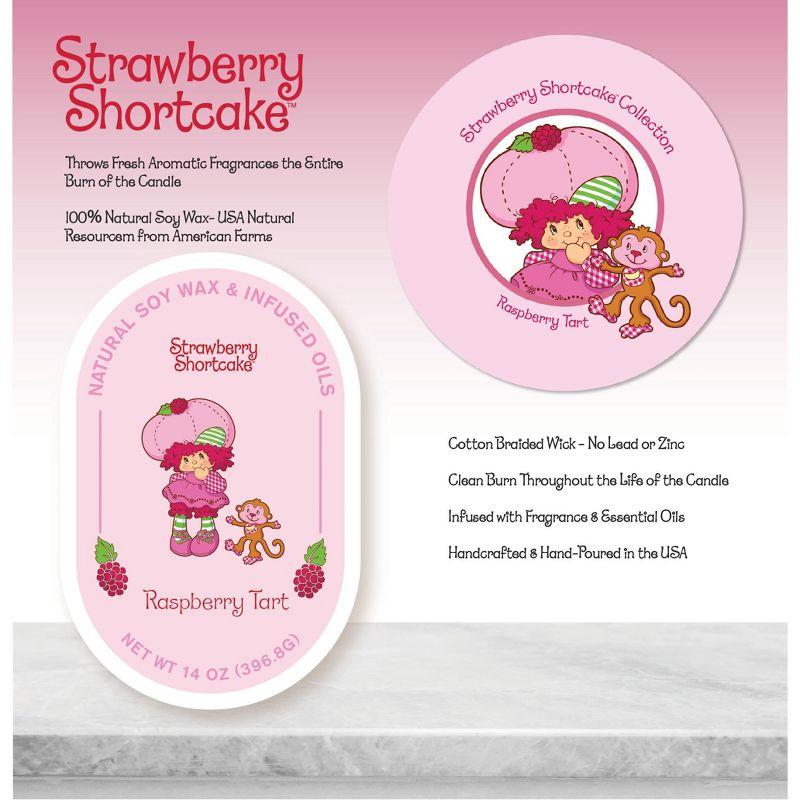 Courtside Market Strawberry Shortcake 14 oz Raspberry Tart Pill Shape Candle
