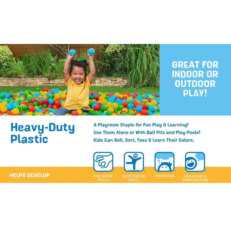 Bestway Splash & Play – 250 Bright Color Toy Balls for Pits, Pools & Games