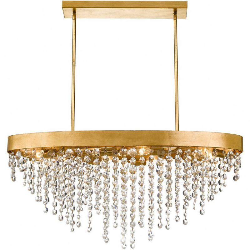 Crystorama Lighting Winham 8 - Light Chandelier in  Antique Gold