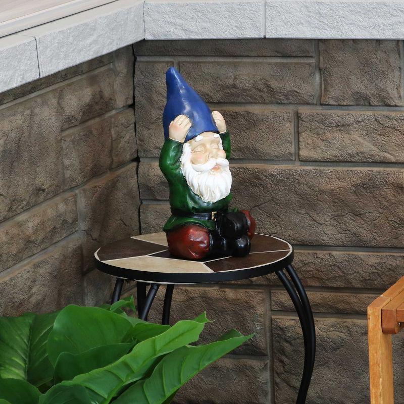 Sage the Yoga Garden Gnome Resin Statue, 11"