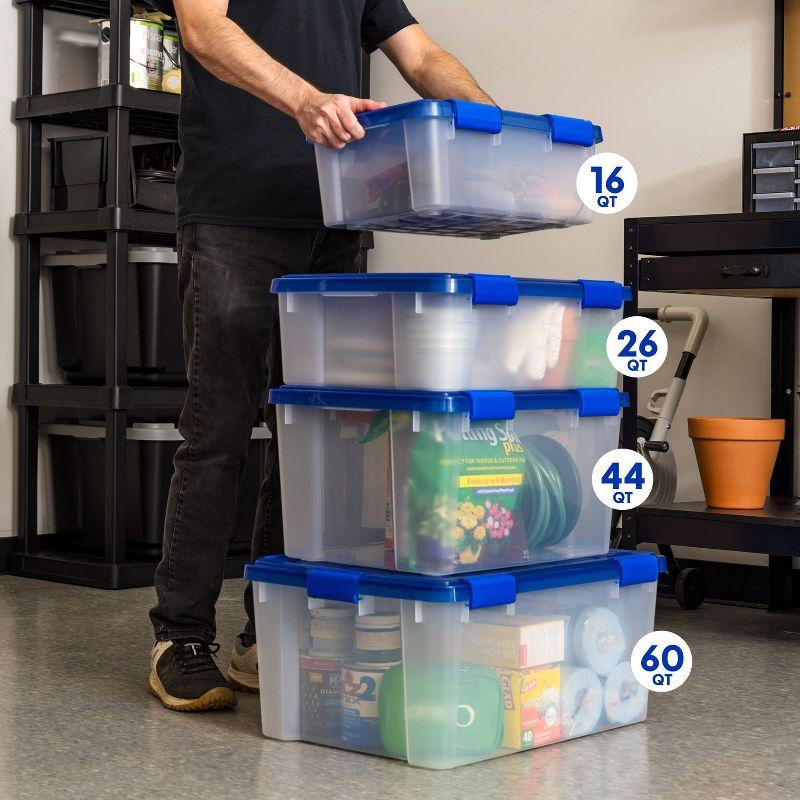 16qt [4 gal] Element Resistant Ultimate Clear Storage Box