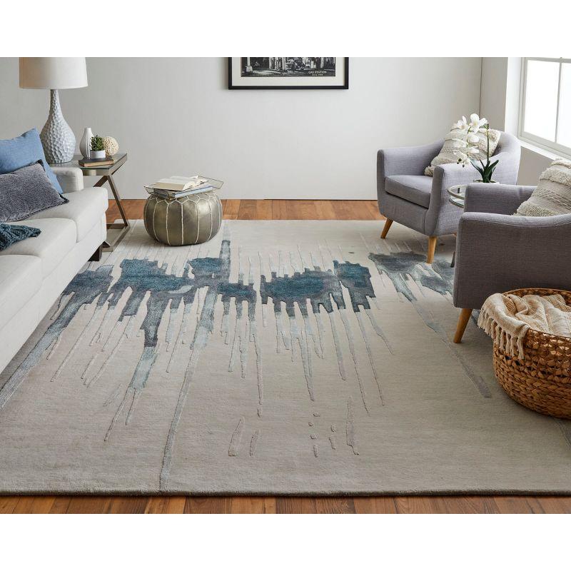 Anya Transitional Abstract Area Rug