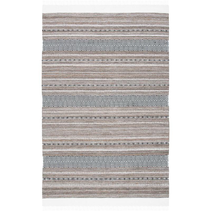 Striped Kilim STK101 Hand Woven Area Rug  - Safavieh