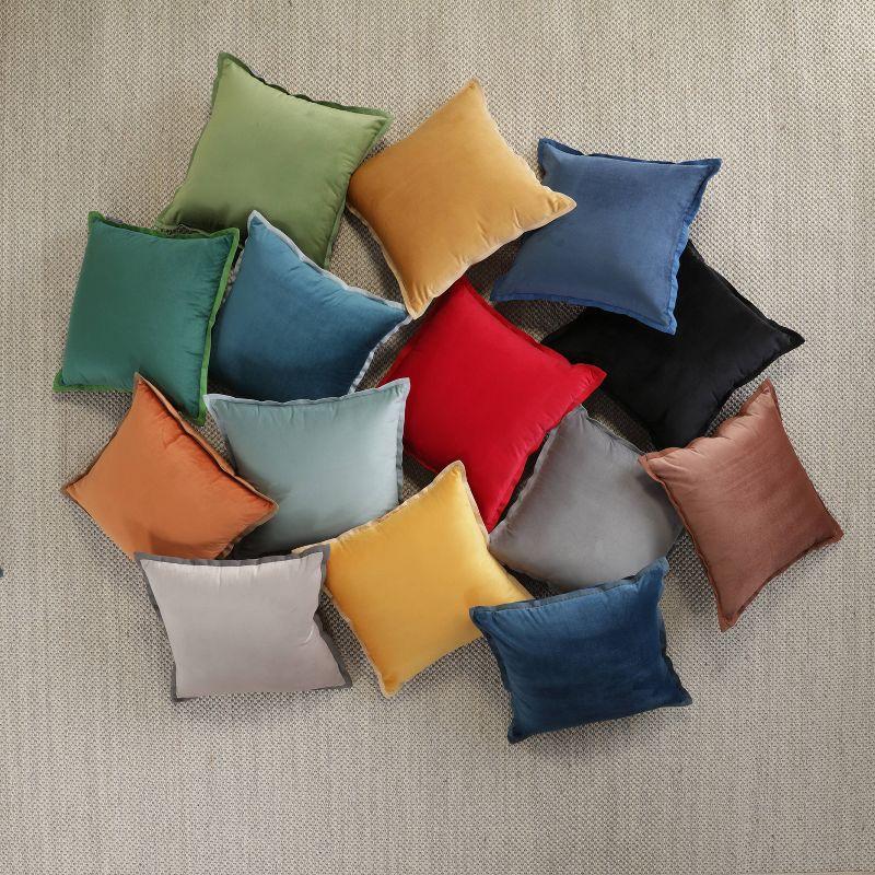 Flange Loden Velvet Down Blend Throw Pillow