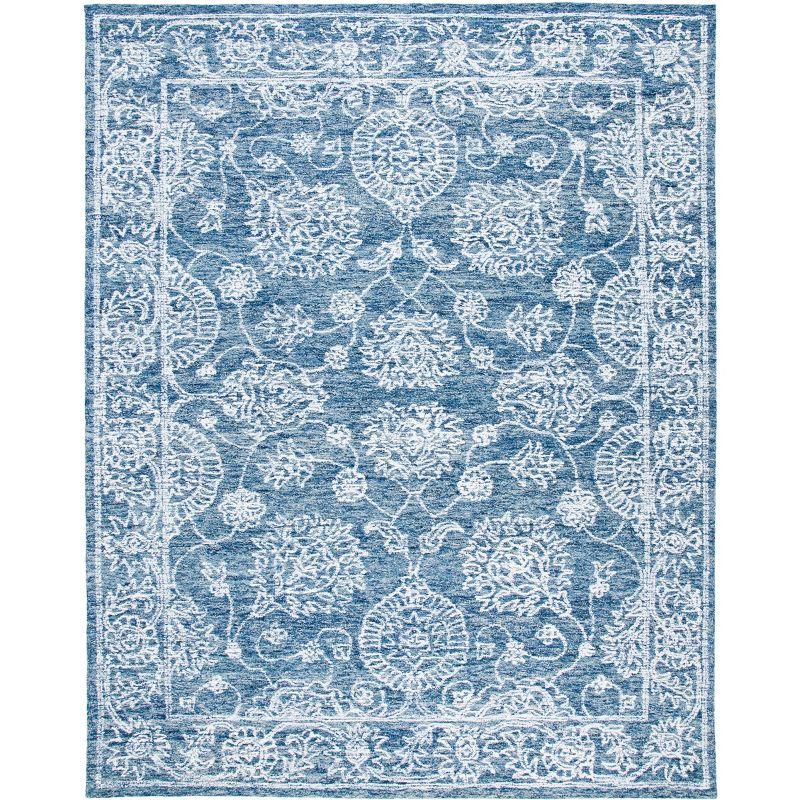 Metro MET806 Hand Tufted Indoor Area Rug - Natural/Blue - 8'x10' - Safavieh