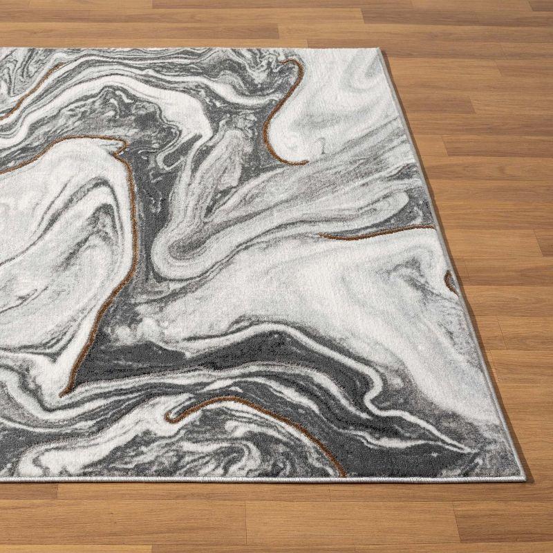 Marble Abstract Pattern Area Rug