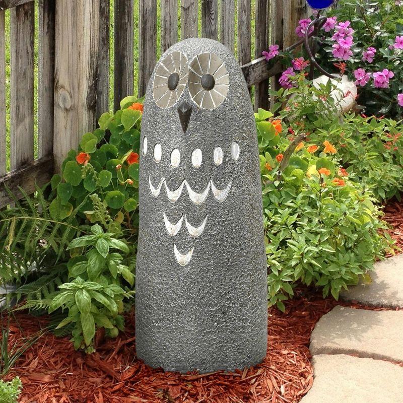 Oskar Ogling Outdoor Owl Garden Statue