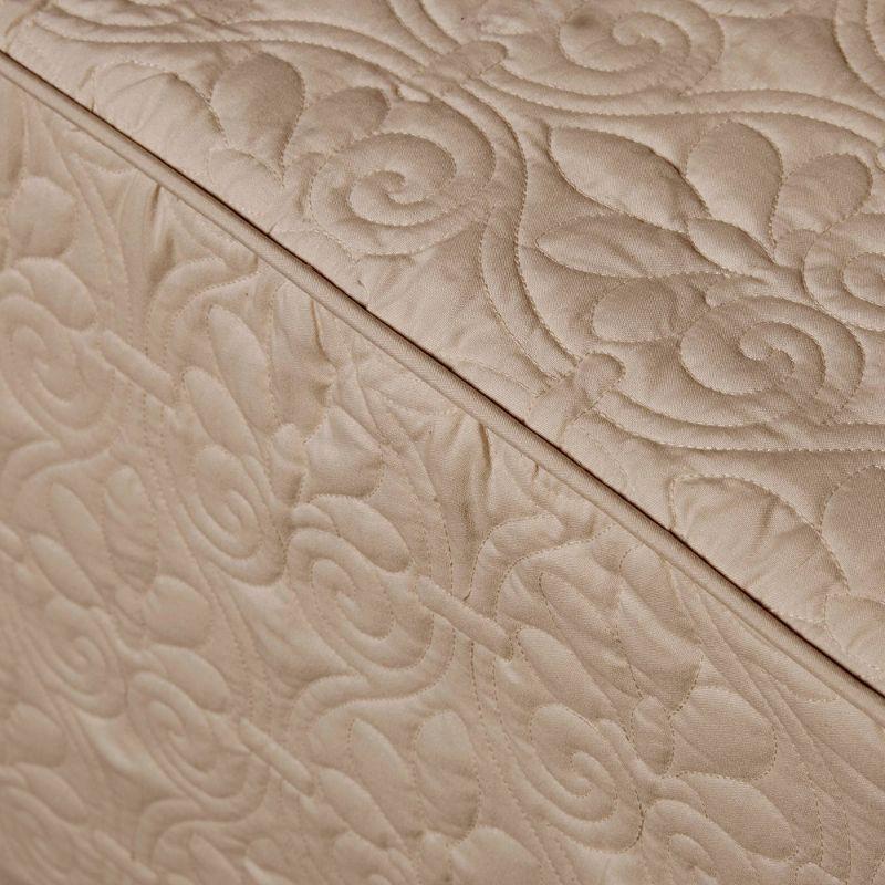 Madison Park Quebec 3 Piece Split Corner Pleated Quilted Bedspread