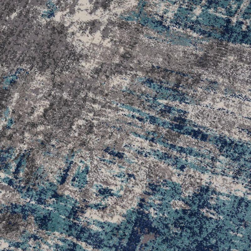 Luxe Weavers Artistic Area Rug, D.Blue-L.Blue 2x7