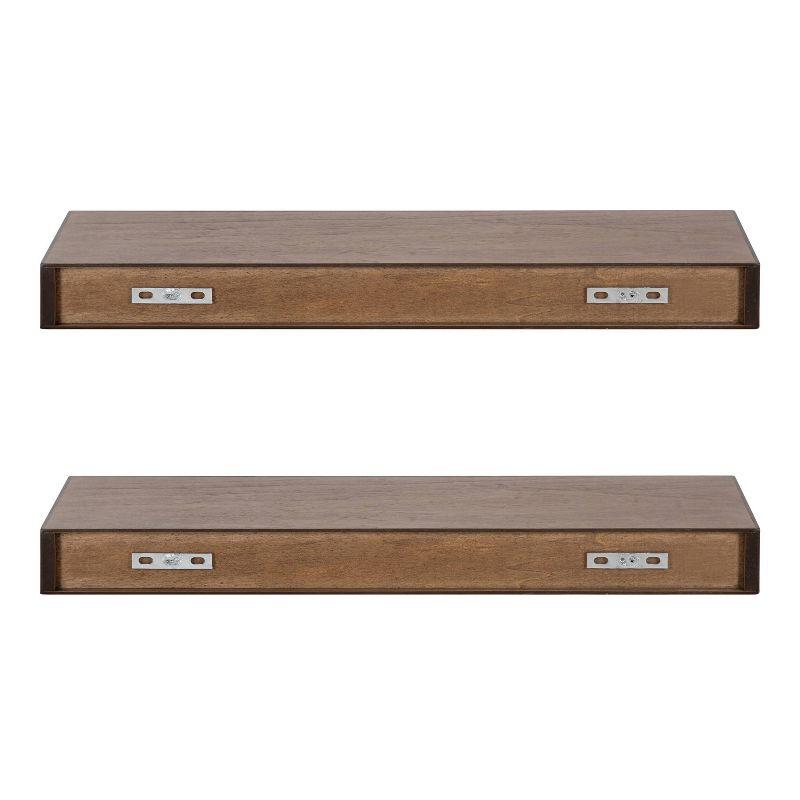 2pc 24" Havlock Wood Shelf Set - Kate & Laurel All Things Decor