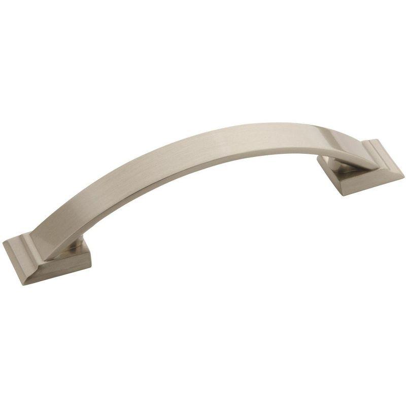 Satin Nickel Arch Cabinet Bar Pull with Mounting Hardware