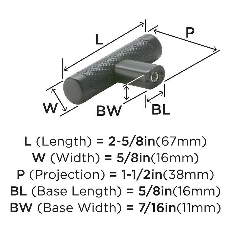 2-5/8" Length Bar Knob