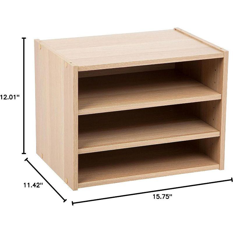 Tachi Wood Stackable Paper Organizer