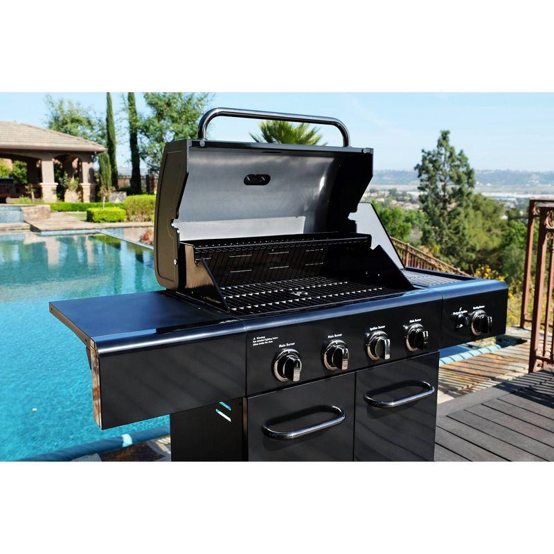 Kenmore 4-Burner Propane Gas Grill with Searing Side Burner