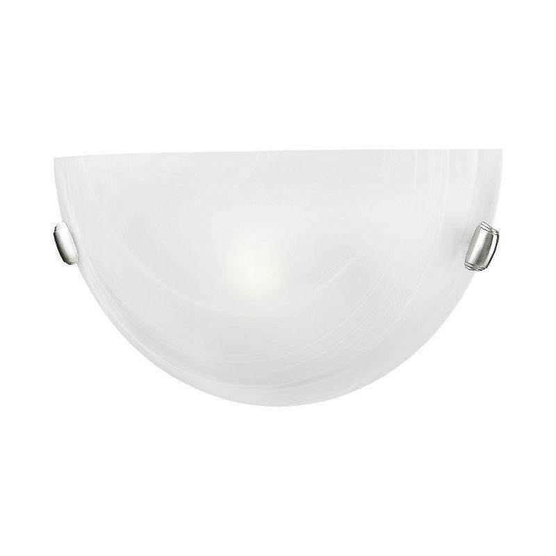 Livex Lighting Oasis 1 - Light Wall Light in  Brushed Nickel