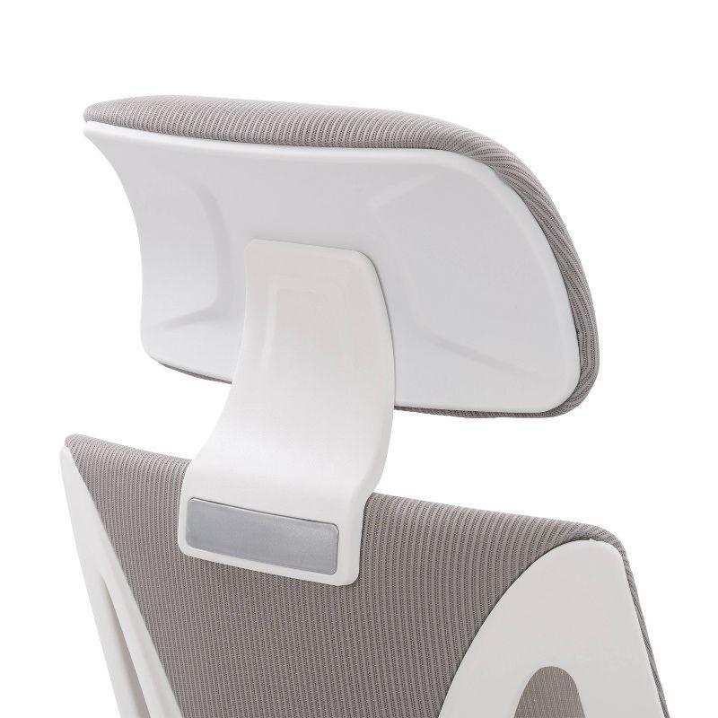 Ergonomic Swivel Mesh Office Chair with Lumbar Support - Gray