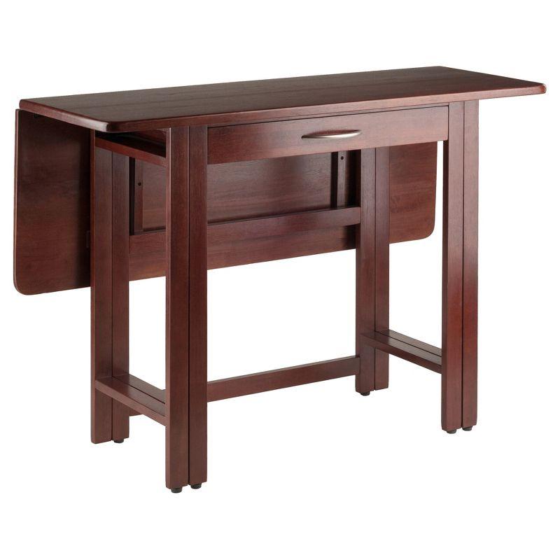 41.73'' Solid Wood Rectangular Folding Table