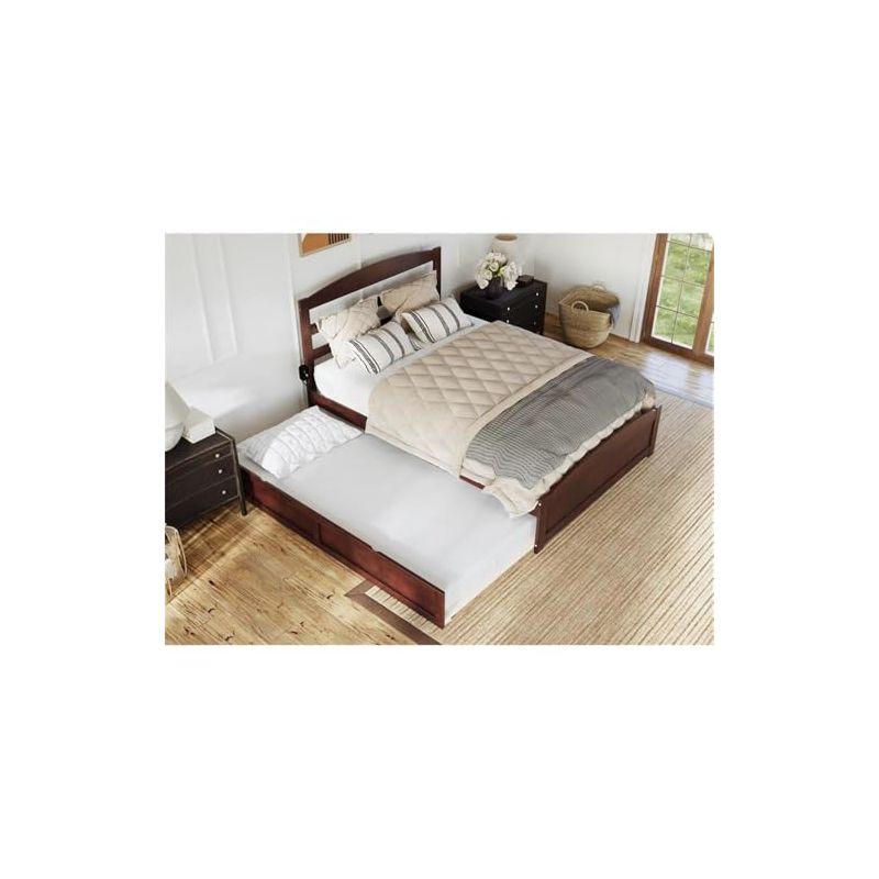 AFI Furnishings Warren Platform Bed F with Footboard & T Trundle AW