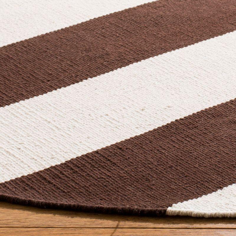 Montauk MTK712 Hand Woven Indoor Area Rug - Chocolate/Ivory - 9'x12' - Safavieh