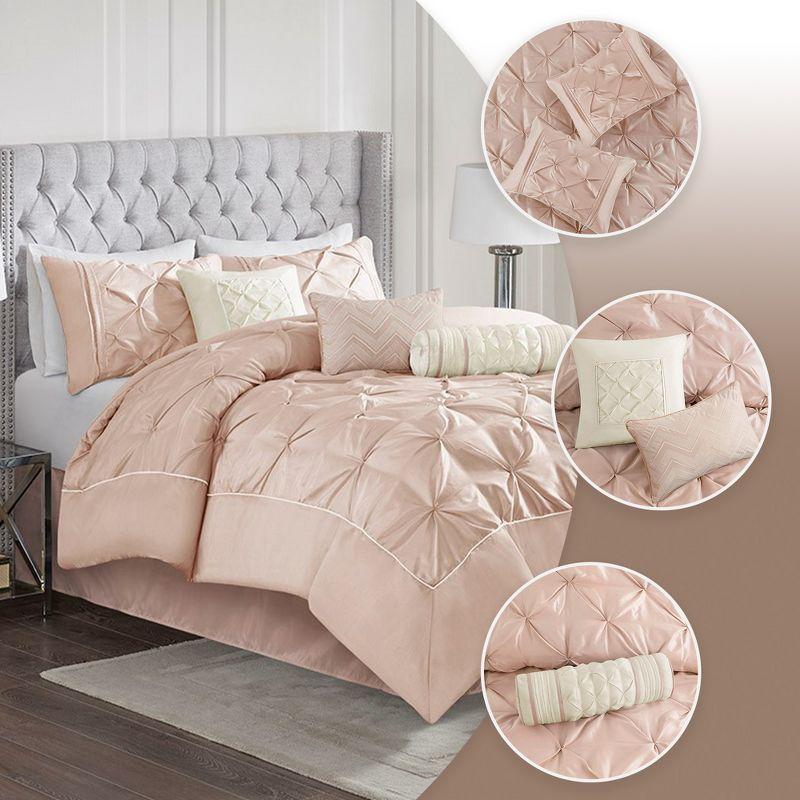 Madison Park Laurel 7 Piece Tufted Comforter Set
