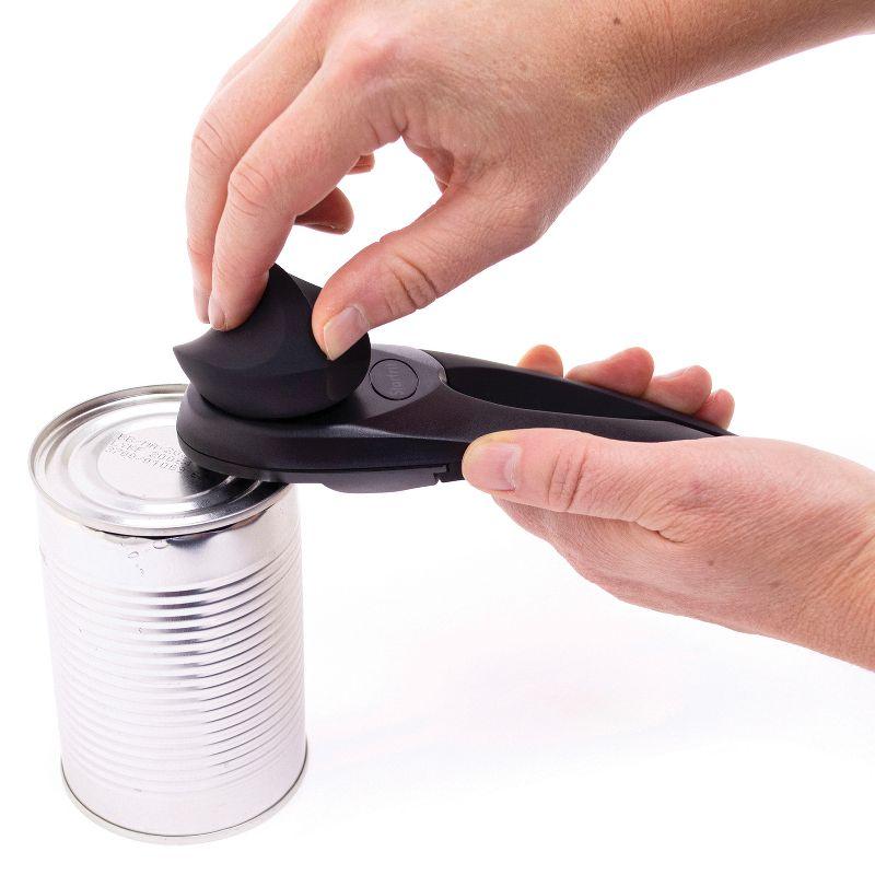 Starfrit MightiCan Left-and-Right Handed Soft Grip Can Opener in Black