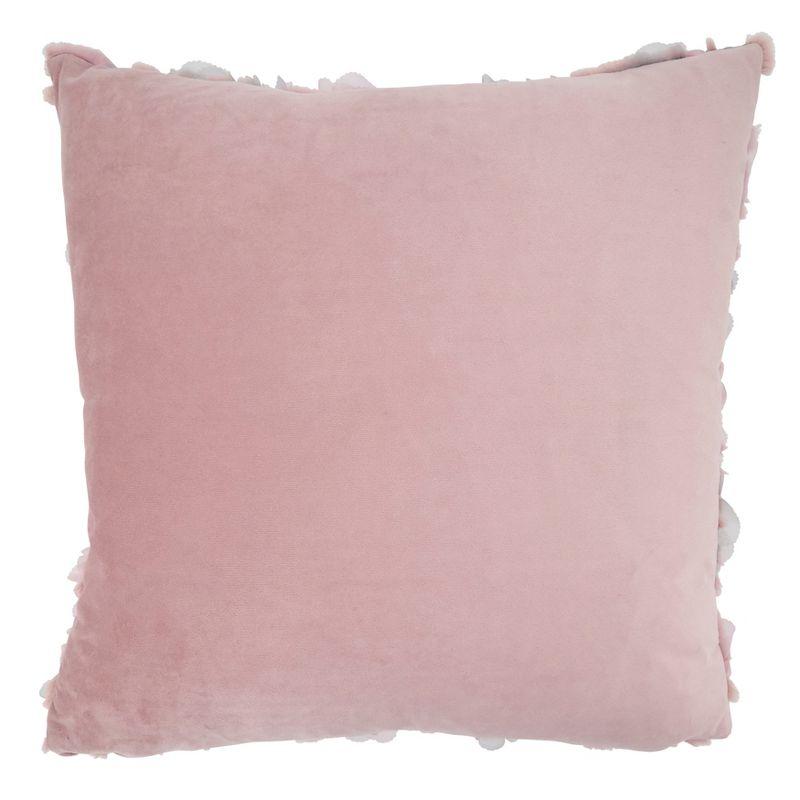 Charming Rose Wedding Cake Textured Polyester Pillow Cover