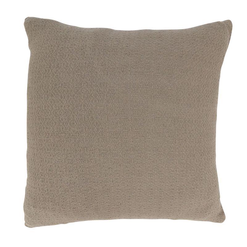 Saro Lifestyle Refined Geometric Zen Down Filled Throw Pillow, Multicolored, 18"x18"